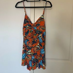 Orange Tropical Jumper